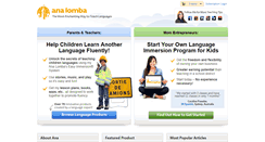 Desktop Screenshot of analomba.com